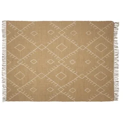 Fabrique de Styles Tapis*Tapis en jute et laine 200x140cm - Urazia