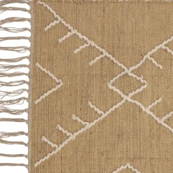 Fabrique de Styles Tapis*Tapis en jute et laine 200x140cm - Urazia