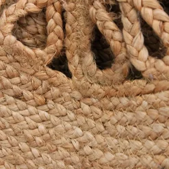 Fabrique de Styles Tapis*Tapis rond en jute ajoure d90cm