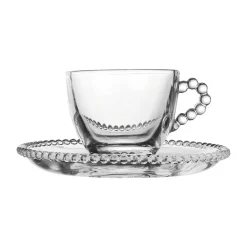 Fabrique de Styles Tasses Et Mugs*Tasse à café en verre - perloa