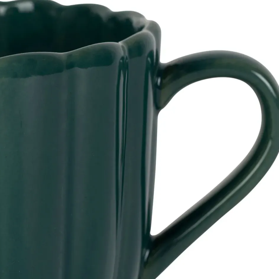 Fabrique de Styles Tasses Et Mugs*Tasse en grès émeraude 50cl - Romancero
