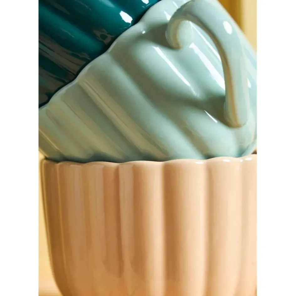 Fabrique de Styles Tasses Et Mugs*Tasse en grès émeraude 50cl - Romancero