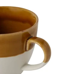 Fabrique de Styles Tasses Et Mugs*Tasse en grès et blanc - Crakel