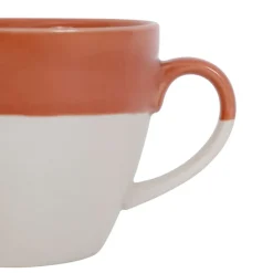 Fabrique de Styles Tasses Et Mugs*Tasse en grès et blanc - crakel
