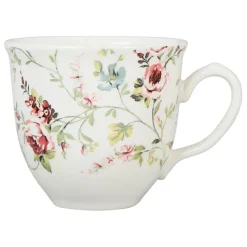 Fabrique de Styles Tasses Et Mugs*Tasse et sous-tasse en faïence - p'tites fleurs