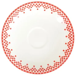 Fabrique de Styles Tasses Et Mugs*Tasse et sous-tasse en faïence damier - campagne