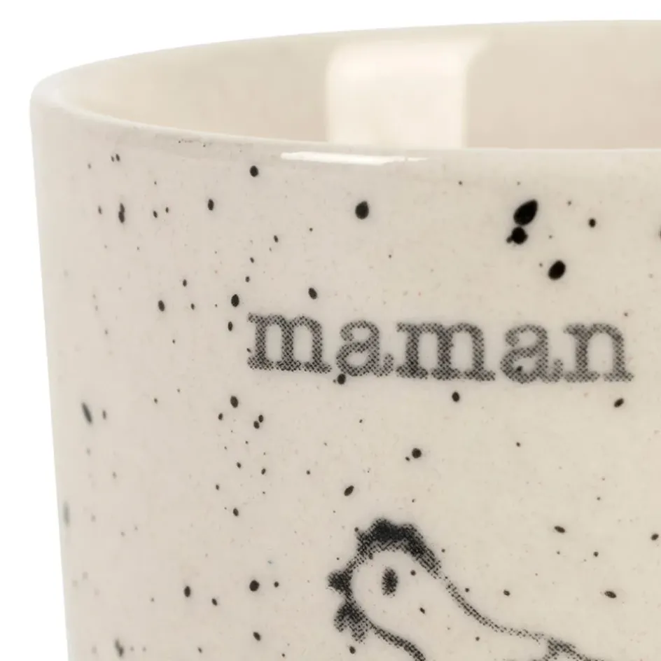 Fabrique de Styles Tasses Et Mugs*Tasse Maman en grès moucheté 15cl - La Ferme