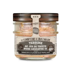 Fabrique de Styles Conserverie*Terrine au jus de truffe noire 220g