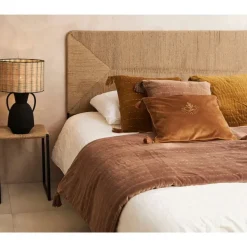 Fabrique de Styles Têtes De Lit Et Paravents*Tete lit en jute naturel et fer noir 160x98cm - Maderia