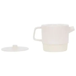 Fabrique de Styles Théières Et Cafetières*Theiere avec filtre en grès écru 90cL - Cannele