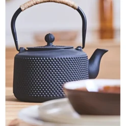 Fabrique de Styles Théières Et Cafetières*Theiere en fonte avec anse corde - point