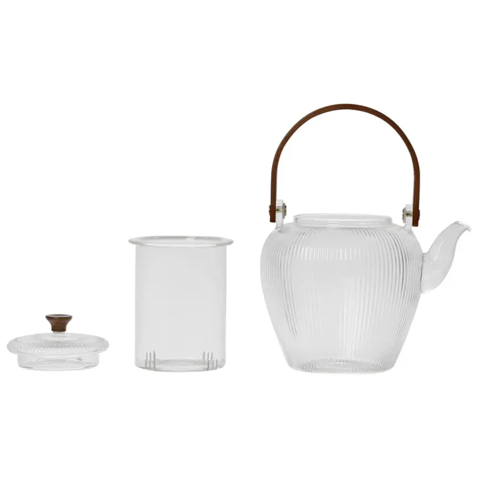 Fabrique de Styles Théières Et Cafetières*Theiere en verre borosilicate 1l - Manarola