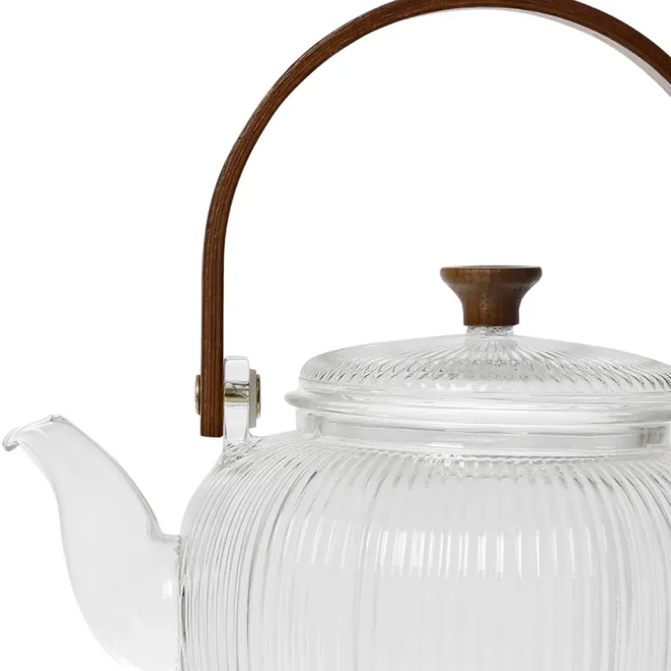 Fabrique de Styles Théières Et Cafetières*Theiere en verre borosilicate 1l - Manarola