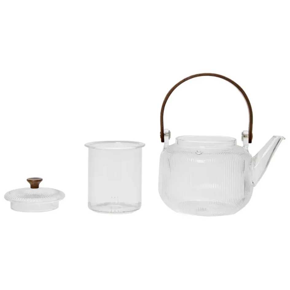 Fabrique de Styles Théières Et Cafetières*Theiere en verre borosilicate 85cl - Manarola
