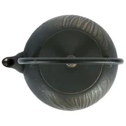 Fabrique de Styles Théières Et Cafetières*Théière avec filtre en fonte noire et dorée 1.5l - Exaltation