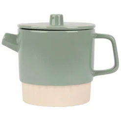 Fabrique de Styles Théières Et Cafetières*Théière avec filtre en grès 90cl - cannelé