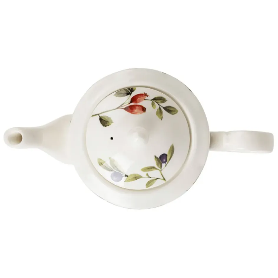 Fabrique de Styles Théières Et Cafetières*Théière en faïence blanche 1l - Meredith