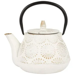 Fabrique de Styles Théières Et Cafetières*Théière en fonte et dorée - lotus