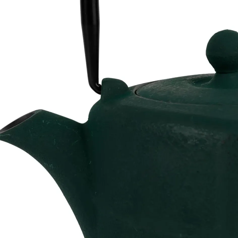 Fabrique de Styles Théières Et Cafetières*Théière en fonte et inox emeraude et noir 90cl - Arty