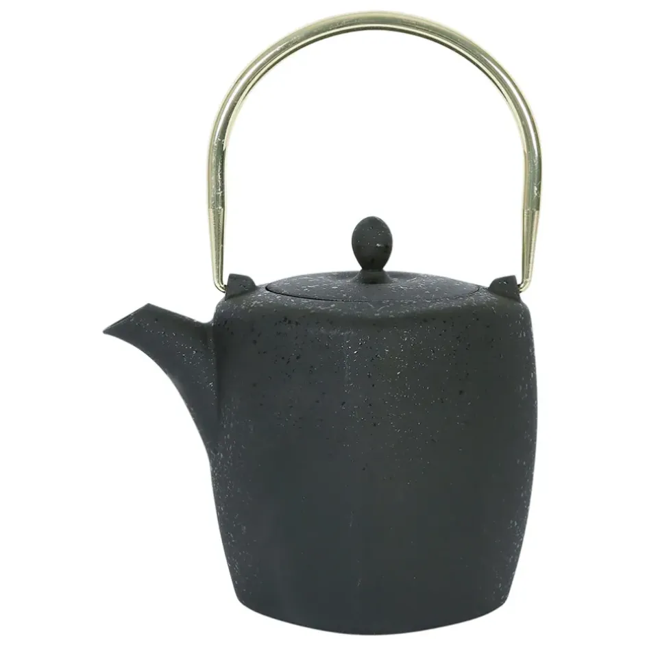 Fabrique de Styles Théières Et Cafetières*Théière en fonte et inox noir et doré 1.5L - Arty