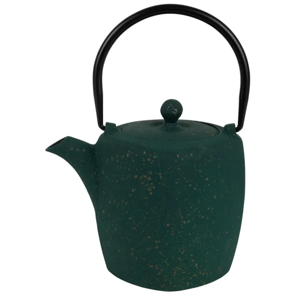 Fabrique de Styles Théières Et Cafetières*Théière en fonte émaillée noir avec filtre inox 90cl - Arty