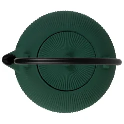 Fabrique de Styles Théières Et Cafetières*Théière en fonte émeraude avec filtre 1L - Tresse