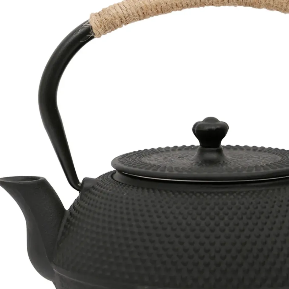 Fabrique de Styles Théières Et Cafetières*Théière en fonte avec filtre 1.2l - Picots