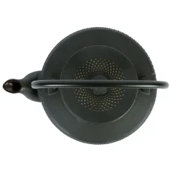 Fabrique de Styles Théières Et Cafetières*Théière en fonte noir et doré et filtre inox 1.6l - Point