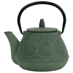 Fabrique de Styles Théières Et Cafetières*Théière en fonte e et noir - lotus