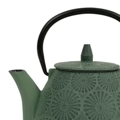 Fabrique de Styles Théières Et Cafetières*Théière en fonte e et noir - lotus