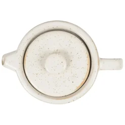 Fabrique de Styles Théières Et Cafetières*Théière en grès moucheté et bois avec filtre - nordika