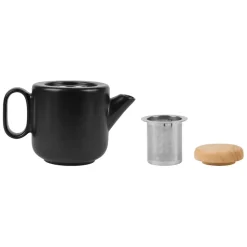 Fabrique de Styles Théières Et Cafetières*Théière en grès mat avec filtre - Baltika