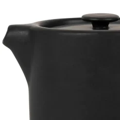 Fabrique de Styles Théières Et Cafetières*Théière en grès mat et bois avec filtre - nordika