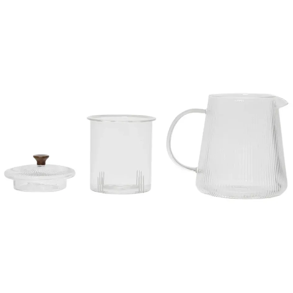 Fabrique de Styles Théières Et Cafetières*Théière en verre borosilicate 1l - Manarola
