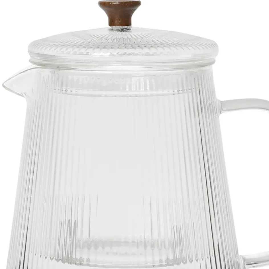 Fabrique de Styles Théières Et Cafetières*Théière en verre borosilicate 1l - Manarola