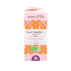 Fabrique de Styles Cafés, Thés Et Infusions*Tisane 15 sachets fruitée bio saveur coco et mangue