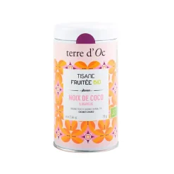 Fabrique de Styles Cafés, Thés Et Infusions*Tisane fruitée bio saveur noix de coco et mangue 70g
