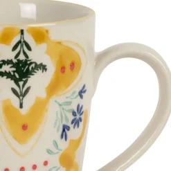 Fabrique de Styles Tasses Et Mugs*Tisanière en grès jaune avec filtre inox 30cl - Azulejo