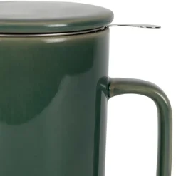 Fabrique de Styles Tasses Et Mugs*Tisanière en grès émeraude avec filtre 35cl - Nordika