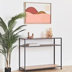 Fabrique de Styles Tableaux Et Toiles*Toile encadree montagnes 50x70cm rose