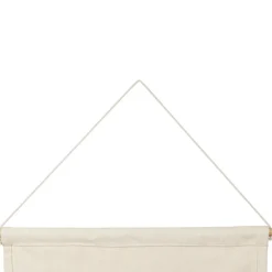 Fabrique de Styles Tableaux Et Toiles*Toile maison amour en coton écru et rouge 66x50cm - Famille