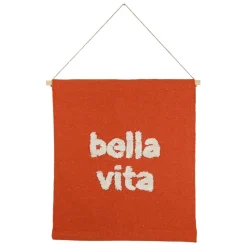 Fabrique de Styles Tableaux Et Toiles*Toile "bella vita" en coton et bois 60x70cm - Palma