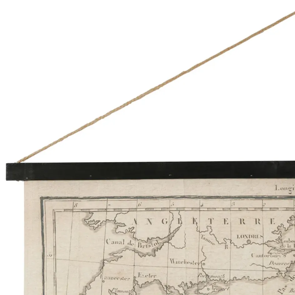 Fabrique de Styles Tableaux Et Toiles*Toile "carte royaume de fr 98x96cm