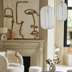 Fabrique de Styles Tableaux Et Toiles*Toile tufté en coton 125x140cm - Organic