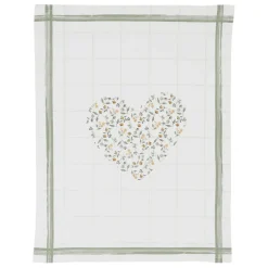 Fabrique de Styles Torchons, Tabliers Et Maniques*Torchon collect cœur 50x70cm en coton - louise