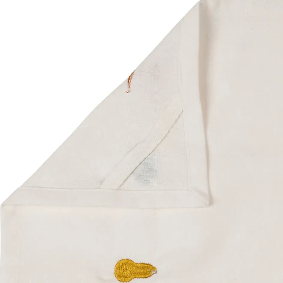 Fabrique de Styles Torchons, Tabliers Et Maniques*Torchon saison en coton écru 70x50cm - P'tit Legumes