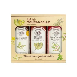 Fabrique de Styles Huiles Et Vinaigres*Trio huiles coup de coeur noix, noisette & sésame 250ml x3