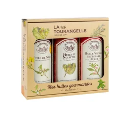Fabrique de Styles Huiles Et Vinaigres*Trio huiles coup de coeur noix, noisette & sésame 250ml x3