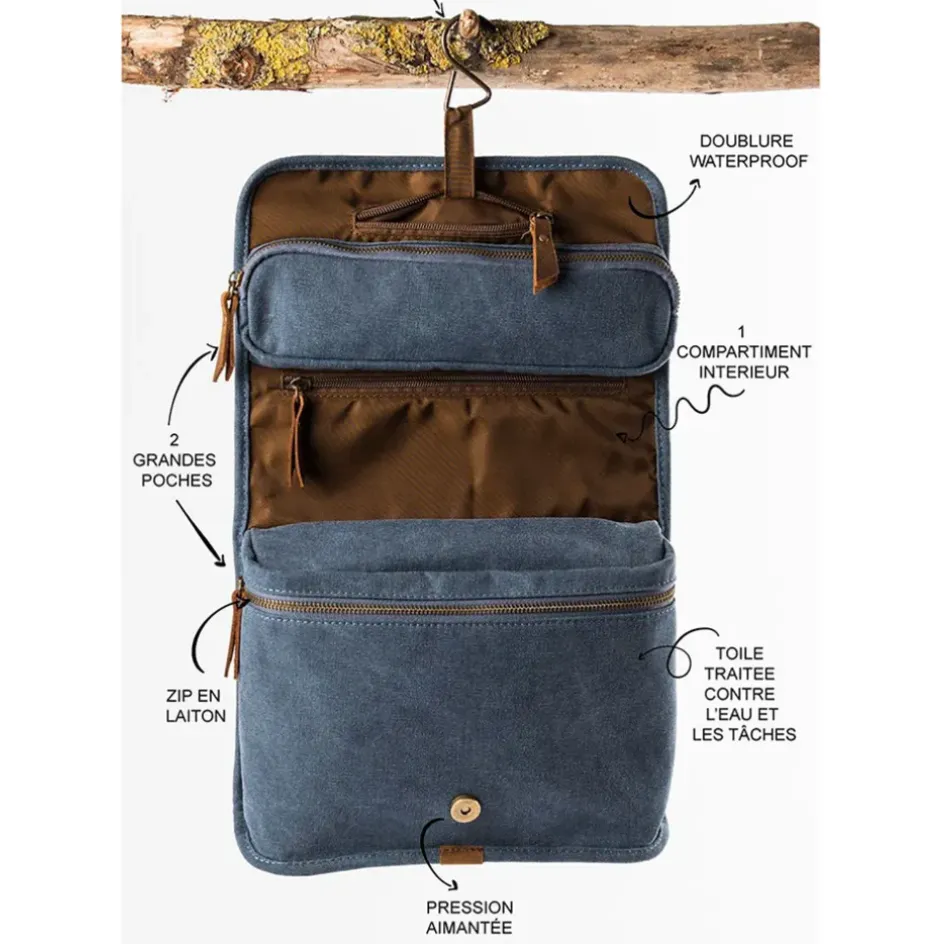 Fabrique de Styles Pochettes Et Housses*Trousse de toilette marine - Trappeur