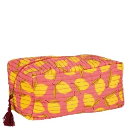 Fabrique de Styles Pochettes Et Housses*Trousse de toilette citron en coton